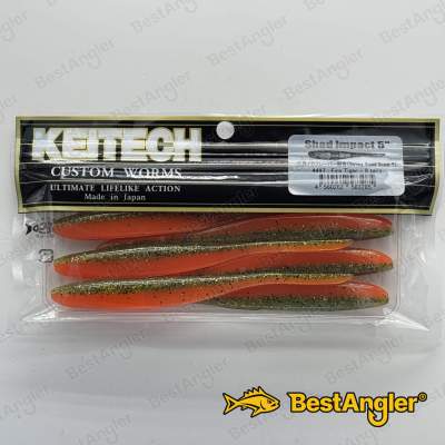 Keitech Shad Impact 5" Fire Tiger - #449