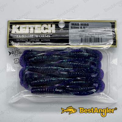 Keitech Mad Wag 4.5" June Bug - #307