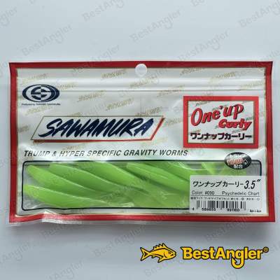 Sawamura One Up Curly 3.5" #090 Psychedelic Chart