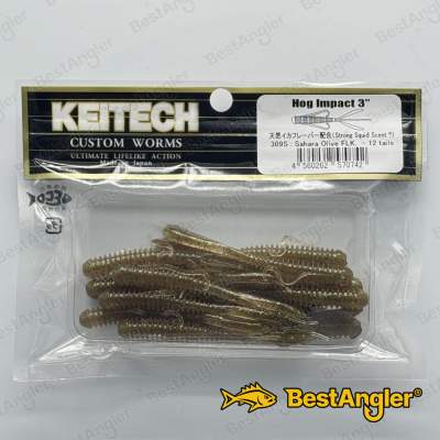 Keitech Hog Impact 3" Sahara Olive FLK. - #309