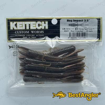 Keitech Hog Impact 3.5" Red Crawdad - #404