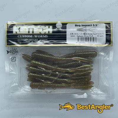 Keitech Hog Impact 3.5" Sahara Olive FLK. - #309
