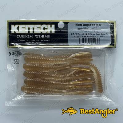 Keitech Hog Impact 3.5" Wakasagi - #412