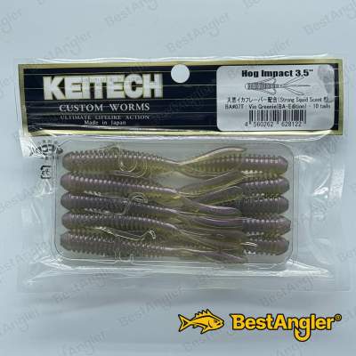 Keitech Hog Impact 3.5" Vio Greenie - BA#07