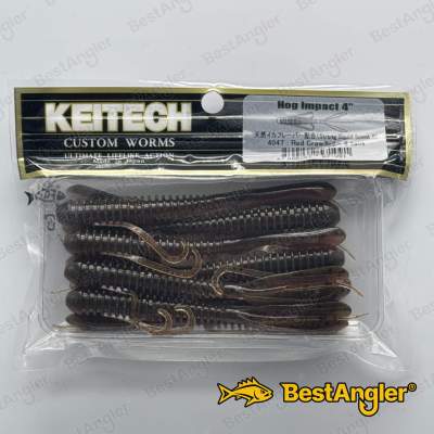 Keitech Hog Impact 4" Red Crawdad - #404