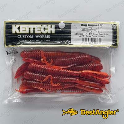 Keitech Hog Impact 4" Delta Craw - #407