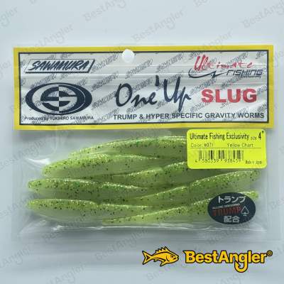 Sawamura One Up Slug 4" #071 Yellow Chart
