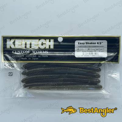 Keitech Easy Shaker 4.5" Green Pumpkin PP. - #101