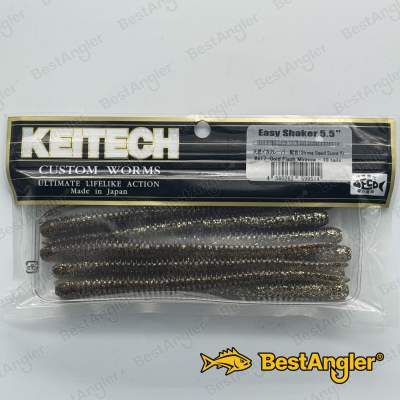 Keitech Easy Shaker 5.5" Gold Flash Minnow - #417