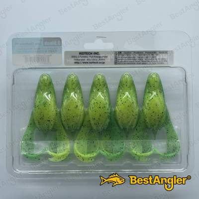 Keitech Noisy Flapper 3.5" Lime Chartreuse PP. - #468