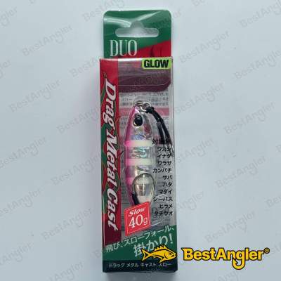 DUO Drag Metal Cast SLOW 40g Pink Zebra Glow PDA0171