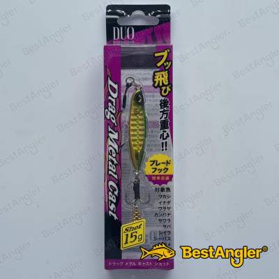 DUO Drag Metal Cast Shot 15g Green Gold PHA0055