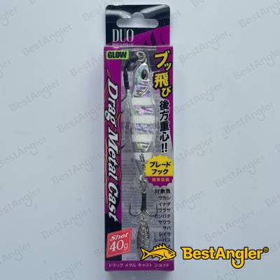 DUO Drag Metal Cast Shot 40g Zebra Glow PJA0101