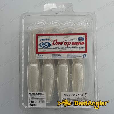 Sawamura One Up Shad 6" #027 Silky White