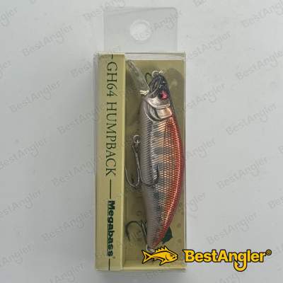 Megabass GH64 Humpback M RED STREAM II - 12