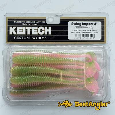 Keitech Swing Impact 4" Electric Chicken - BA#01