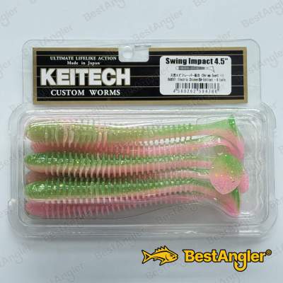 Keitech Swing Impact 4.5" Electric Chicken - BA#01