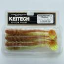 Keitech Swing Impact 4.5" Motoroil / Chartreuse - CT#14