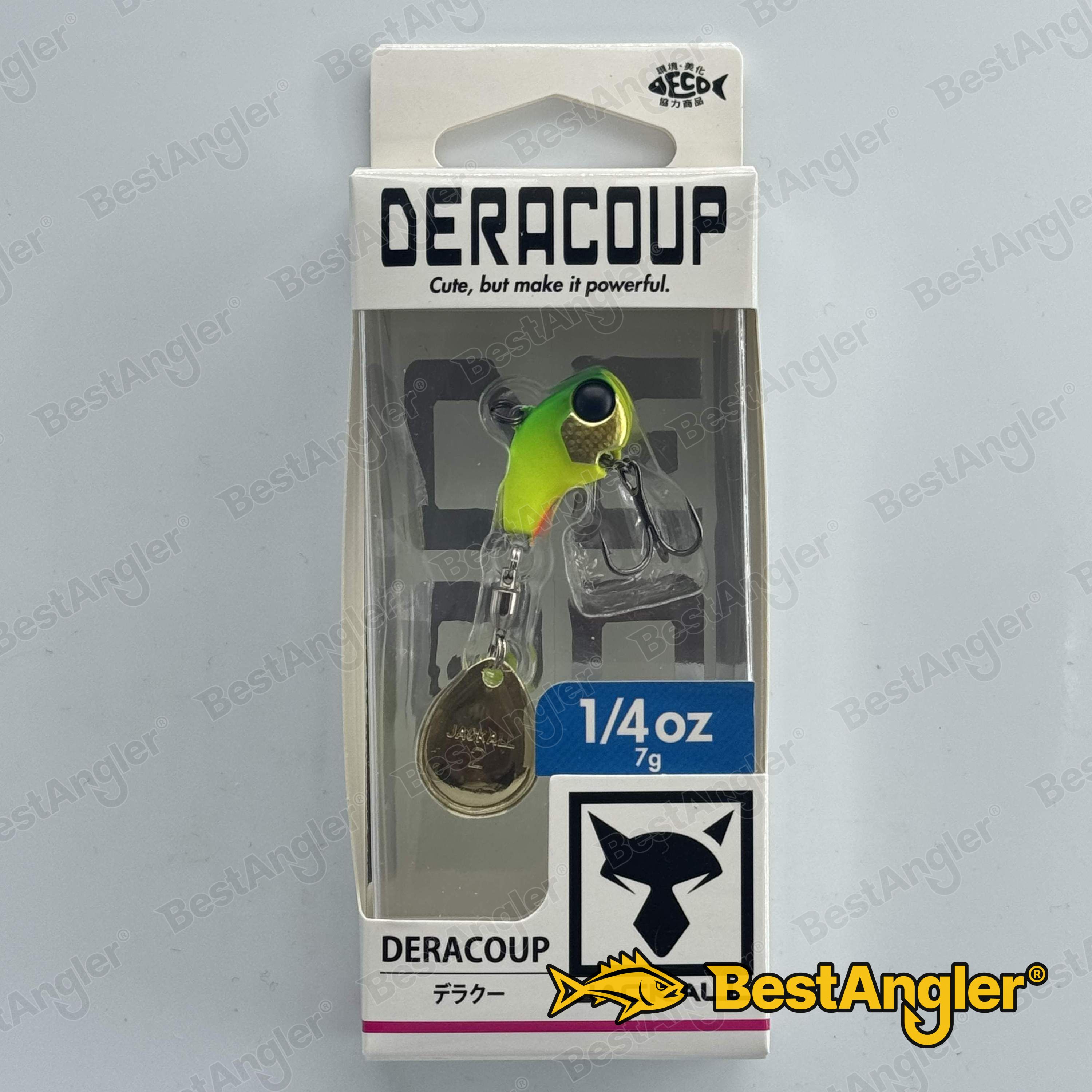 Jackall Deracoup 24 mm 1/4 oz 7 g Dera Chartreuse | BestAngler.com