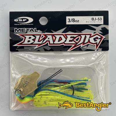 O.S.P Metal Blade Jig 3/8 oz 10 g Chart Blue Back BJ53