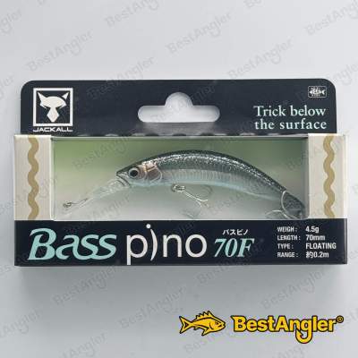 Jackall Basspino 70F Dark Thunder Clear Bait - 235449
