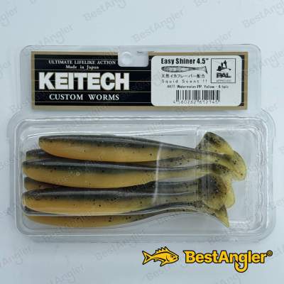 Keitech Easy Shiner 4.5" Watermelon PP. / Amarillo - #447