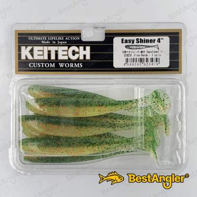 Keitech Easy Shiner 4" Fire Perch - CT#23