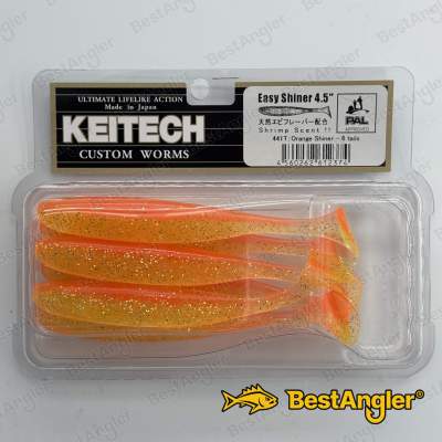 Keitech Easy Shiner 4.5" Orange Shiner - #441