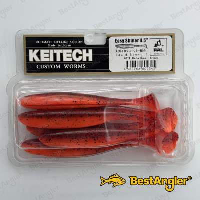 Keitech Easy Shiner 4.5" Delta Craw - #407