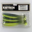 Keitech Easy Shiner 4" Chartreuse Thunder - CT#12