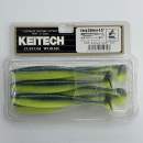 Keitech Easy Shiner 4.5" Chartreuse Thunder - CT#12