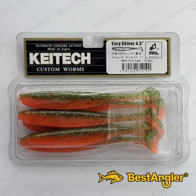 Keitech Easy Shiner 4.5" Fire Tiger - #449