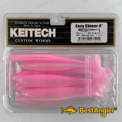 Keitech Easy Shiner 4" Bubblegum Shad - #442