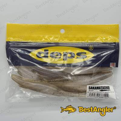 Deps Sakamata Shad 6" #114 Champagne Pepper / Neon Pearl