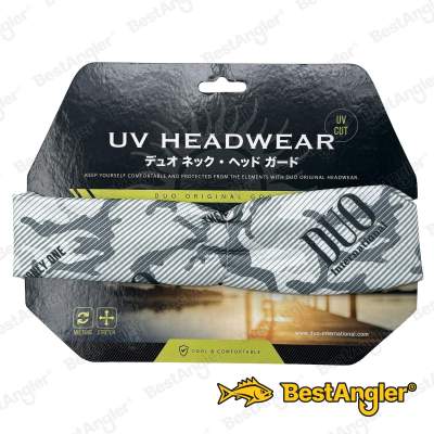 Komin DUO UV Headwear White Camo