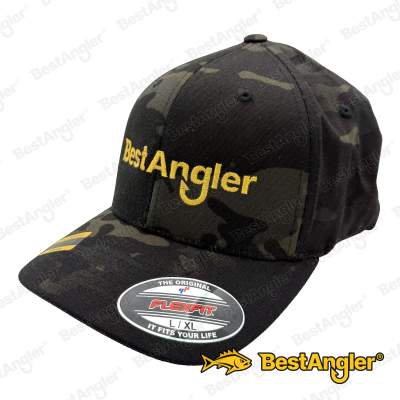 Casquette BestAngler Flexfit black multicam