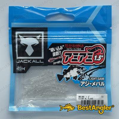 Jackall AMIAMI 1.5" Clear HL Flake