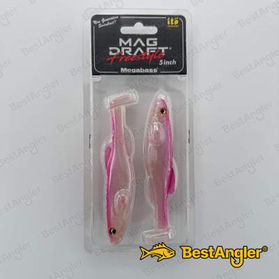 Megabass Magdraft Freestyle 5" Pink Back Shad - 10