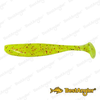 Keitech Easy Shiner 5" Chartreuse Red Flake