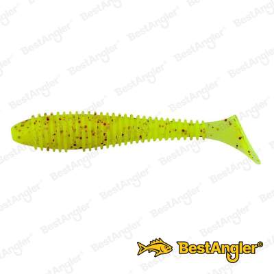 Keitech FAT Swing Impact 3.3" Chartreuse Red Flake - PAL#01