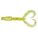 Keitech Little Spider 2" Chartreuse Red Flake - PAL#01