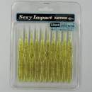 Keitech Sexy Impact 3.8" Chartreuse Red Flake - PAL#01