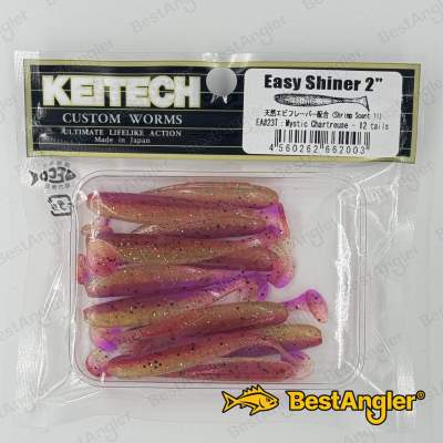 Keitech Easy Shiner 2" Mystic Chartreuse - EA#23