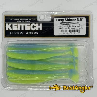 Keitech Easy Shiner 3.5" Ice Chartreuse - PAL#03