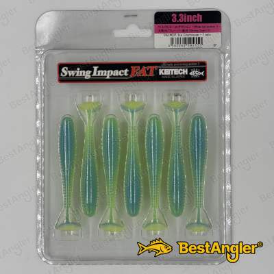 Keitech FAT Swing Impact 3.3" Ice Chartreuse - PAL#03