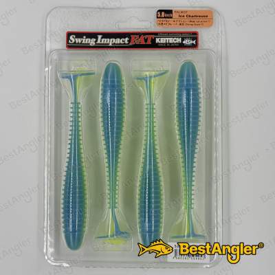 Keitech FAT Swing Impact 5.8" Ice Chartreuse - PAL#03