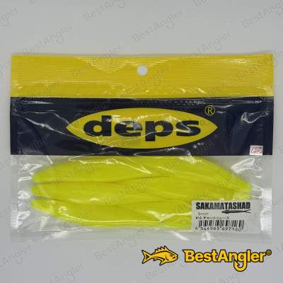 Deps Sakamata Shad 5" #16 Chartreuse