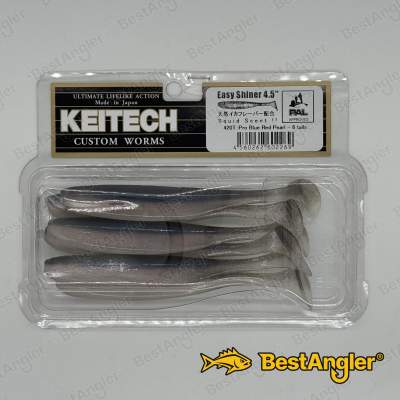 Keitech Easy Shiner 4.5" Pro Blue / Red Pearl - #420