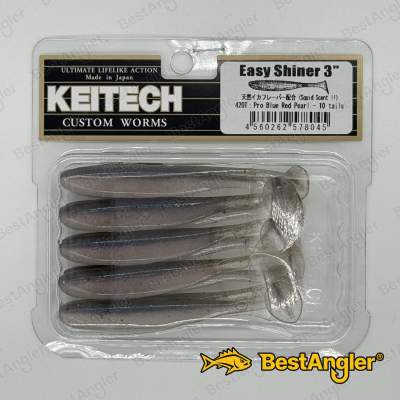 Keitech Easy Shiner 3" Pro Blue / Red Pearl - #420