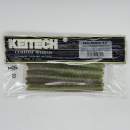 Keitech Easy Shaker 4.5" Green Pumpkin / Chartreuse - #401